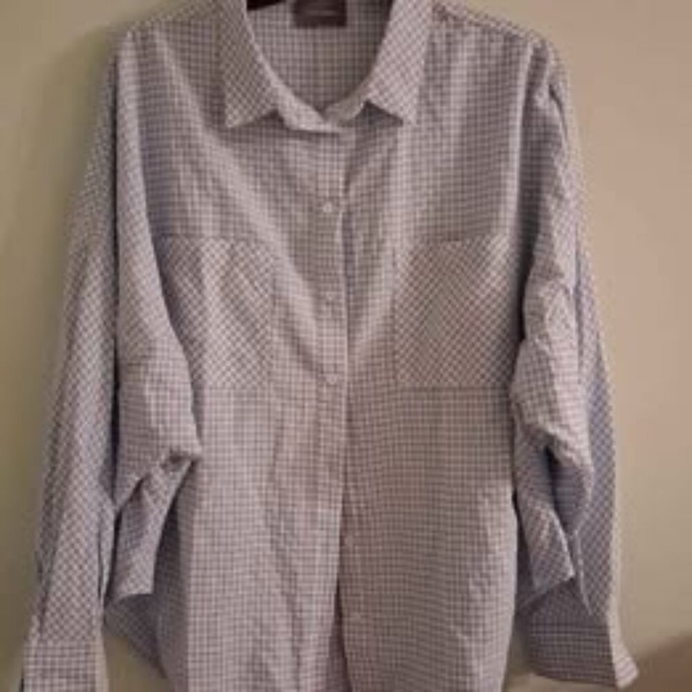 NWOT Over Sized Button Down Top LG XL XXL